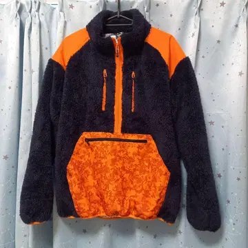 FieldCore 플리스 자켓 L 네이비 오렌지