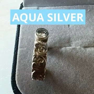 아쿠아 실버 귀걸이 (한쪽용)