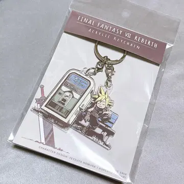 파이널 판타지 VII 리버스 아크릴 키링 잠자는 클라우드