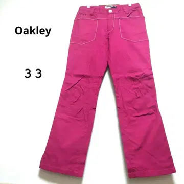 오클리 33 핑크 골프 팬츠