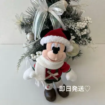 디즈니 크리스마스 미키 봉제 인형 배지 바 2025