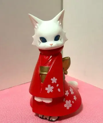 전뇌 목수 일본 의류 네코마타 벚꽃 ver 소프트 비닐