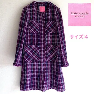 케이트 스페이드 트위드 코트 L 상당