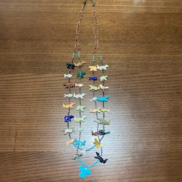 인디언 주얼리 목걸이 2연