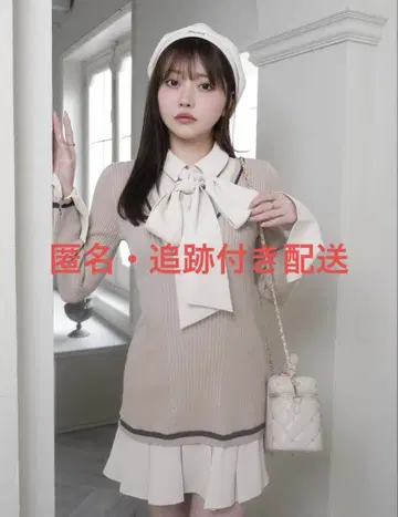 LIP SERVICE 셔츠 도킹 플리츠 원피스 립 서비스