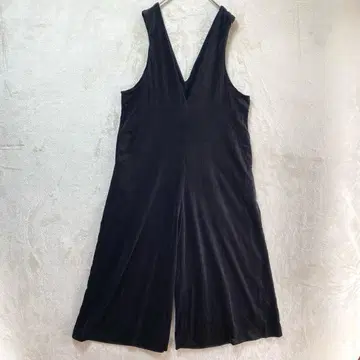 DOU DOU/살로펫 올인원/2/와이드 V넥 블랙