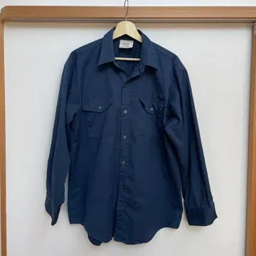 캐나다제 워크 유니폼 네이비 긴팔 셔츠