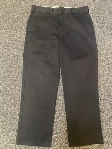 Dickies 블랙 스트레이트 레그 팬츠