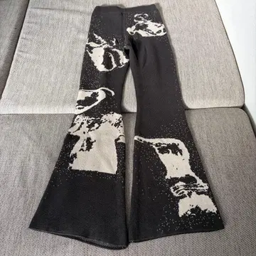 Juemi 도구 니트 플레어 팬츠