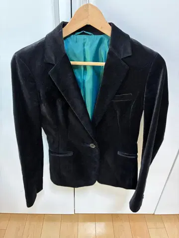 UNITEDARROWS 블랙 벨벳 자켓 M