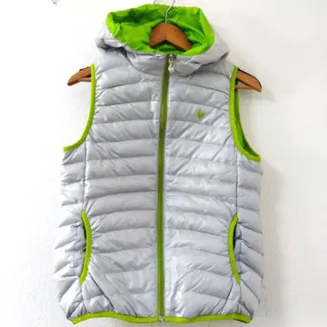 르꼬끄 lecoqsportif 다운 베스트 M 여성용 후드 부착