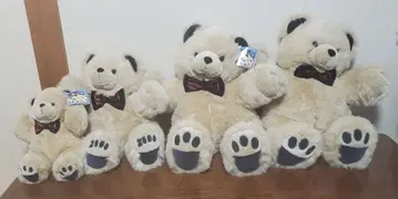 곰 봉제 인형 4개 세트