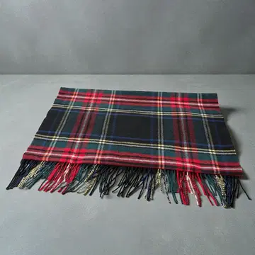 UA 캐시미어 타탄 체크 머플러 유나이티드 애로우즈