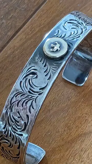 실버 뱅글 당초 고로즈풍