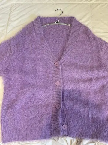 NiCORON 연보라 가디건