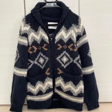 집업 니트 가디건 어반 리서치 서니 라벨