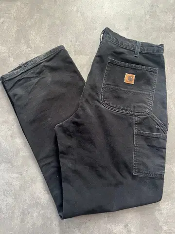 카고 팬츠 블랙 4 포켓