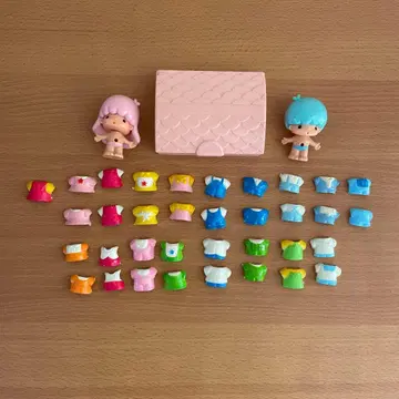 키키라라 드레스샵 키키라라 옷 갈아입히기 인형 쇼와 레트로 리틀트윈스타