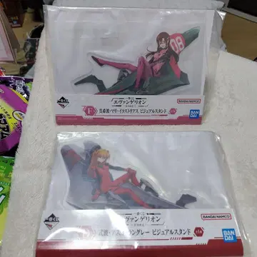 에반게리온 아스카 비주얼 스탠드 2종 세트