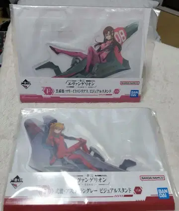 에반게리온 아스카 비주얼 스탠드 2종 세트