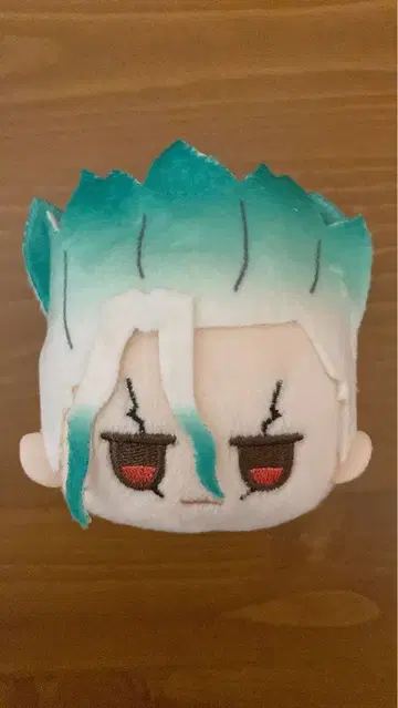 Dr.STONE 100엔샵 다이소 페이스 봉제 인형 키링 센쿠