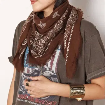 미사용 새상품 AP STUDIO destin 데스티니 별주 프린지 반다나