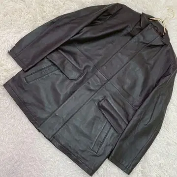 INTERMEZZO 가죽 자켓 브라운 S 캐주얼 성인 고급스러움