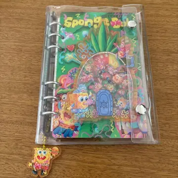 스펀지밥 바스락 수첩 씰북