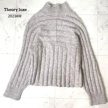 [ 새상품급 ] 띠어리 럭스 23AW 하이넥 니트 Emeline 38M