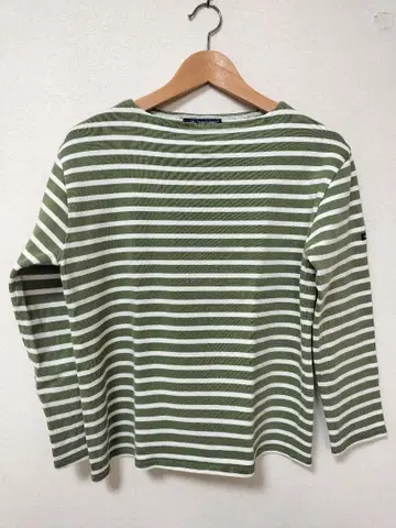 SAINT JAMES 7부 소매 티셔츠 올리브 그린