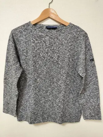 SAINT JAMES 멜란지 긴팔 티셔츠