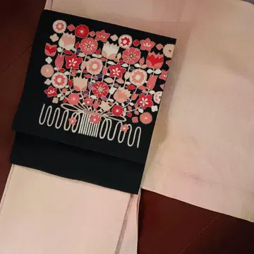 크레이프 원단 멋스러운 문장 기모노 그라데이션 코몬 리메이크에도 추천