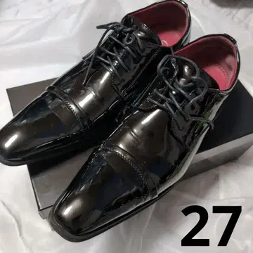 cloud9 미광택 블랙 드레스 신발 (에나멜 신발) 26.5cm