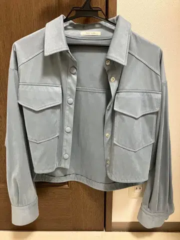 RADYAZEL 페이크 스웨이드 숏 자켓