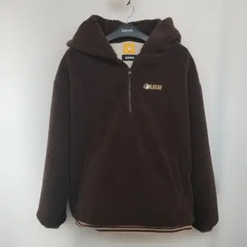 초레어 완판템 미사용품 XLARGE x FR2 콜라보 보아 후드티 브라운