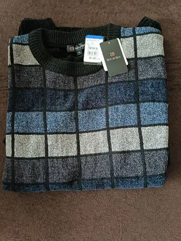 Best of Best 체크 무늬 스웨터