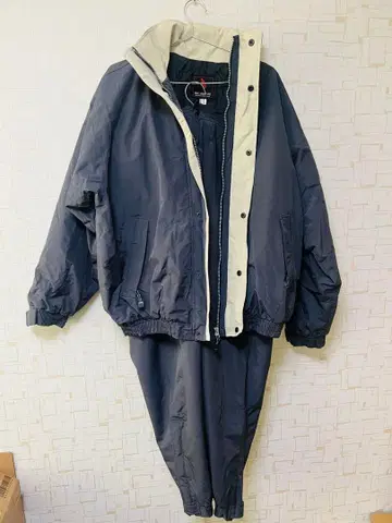 GRANMARE 우비 LL 네이비/베이지 상하의 세트