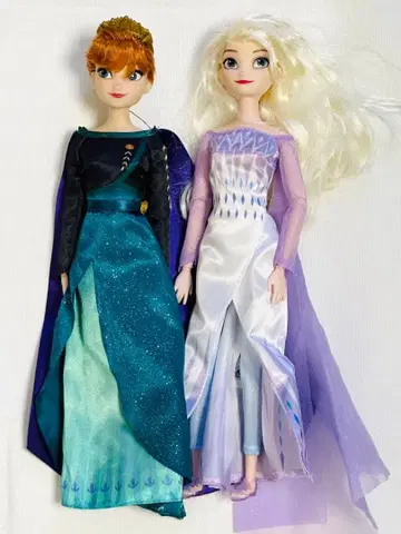 안나와 엘사 인형 세트 약 30cm