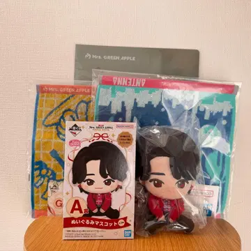 미세스 제일복권 A상 오오모리 모토키 봉제인형 마스코트 G상 H상 세트