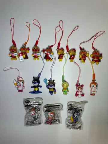 호빵맨 스트랩 세트 17개