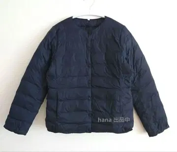 무인양품 경량 포켓터블 노카라 자켓/네이비/S