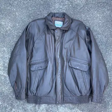 90s vintage DURANTE 가죽 자켓 A-2 짧은 기장 소가죽