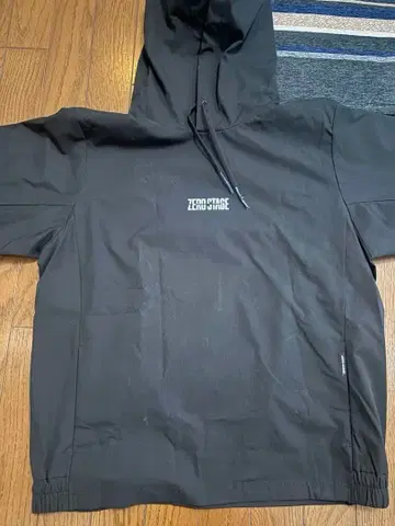 제로 스테이지 ZERO STAGE 워크맨 트랙 후드티 블랙 M 사이즈