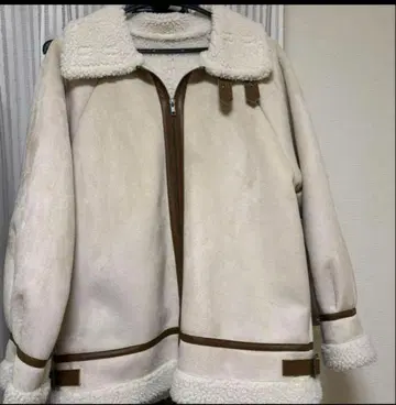 OLIVE des OLIVE 보아 자켓 크림색