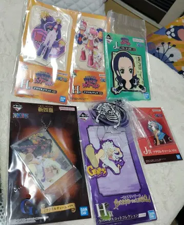 반다이 원피스 아크릴 키링 루피