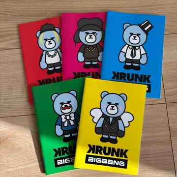 KRUNK BIGBANG 노트 5권 세트
