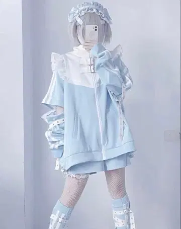 천사계 패션 저리 헤드레스를 제외한 세트