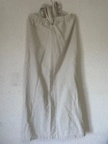 Ungrid 린넨풍 슬리브리스 롱 원피스