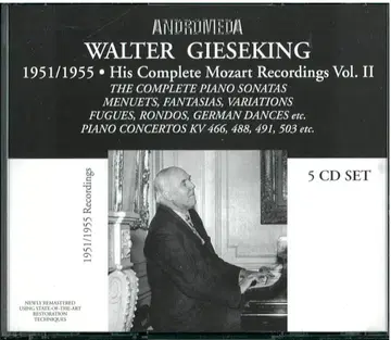 Walter Gieseking 모차르트 전집 Vol. II 5CD