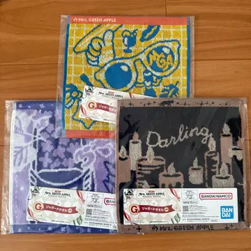 제일복권 미세스 그린애플 G상 자카드 타월 3종 세트